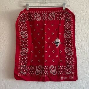 Bundle 3 for 50% off Upcycled Patched Y2K 100% Cotton Red Bandana